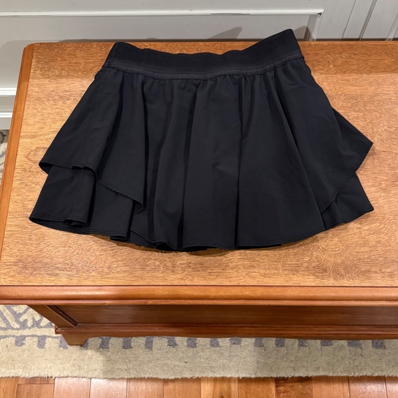 Lululemon Court Rival High Rise Skirt Black - Picture 5 of 8